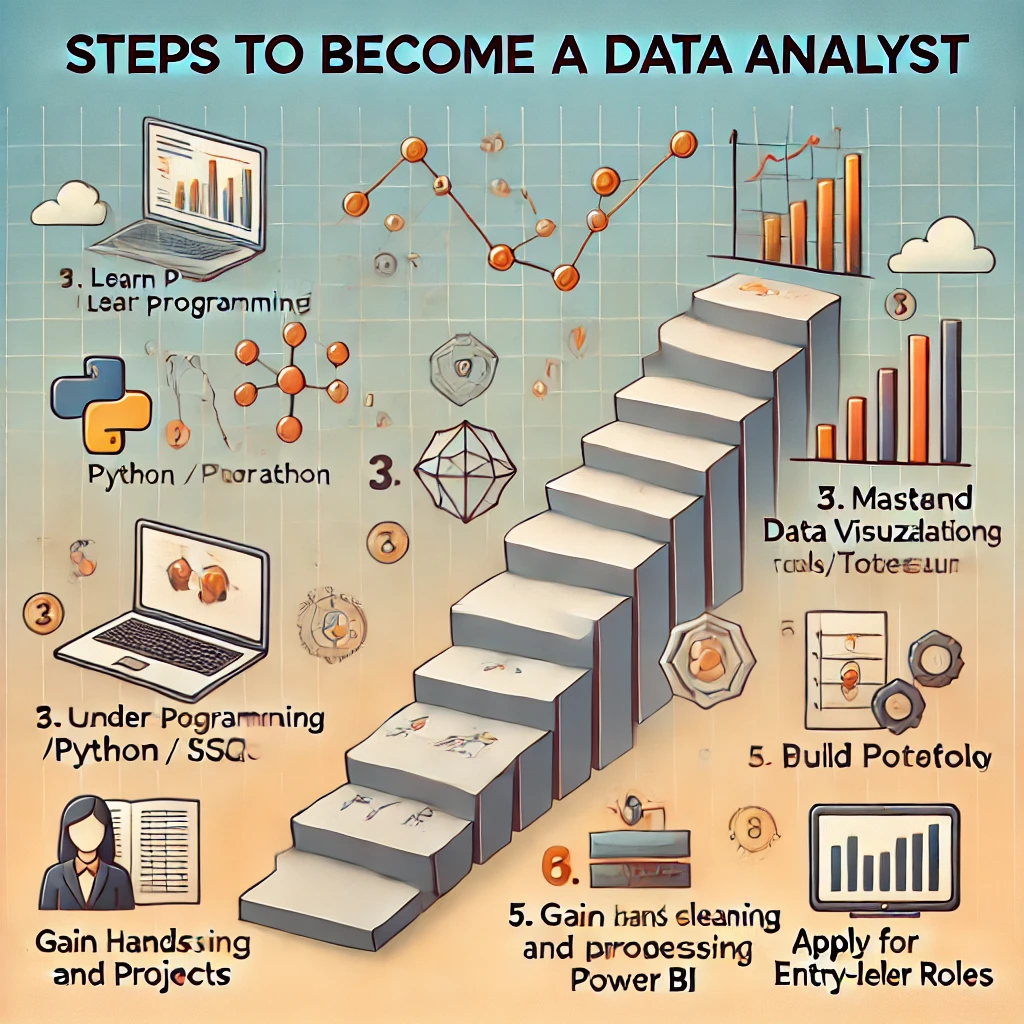 Data Analyst: Steps to Become a Data Analyst