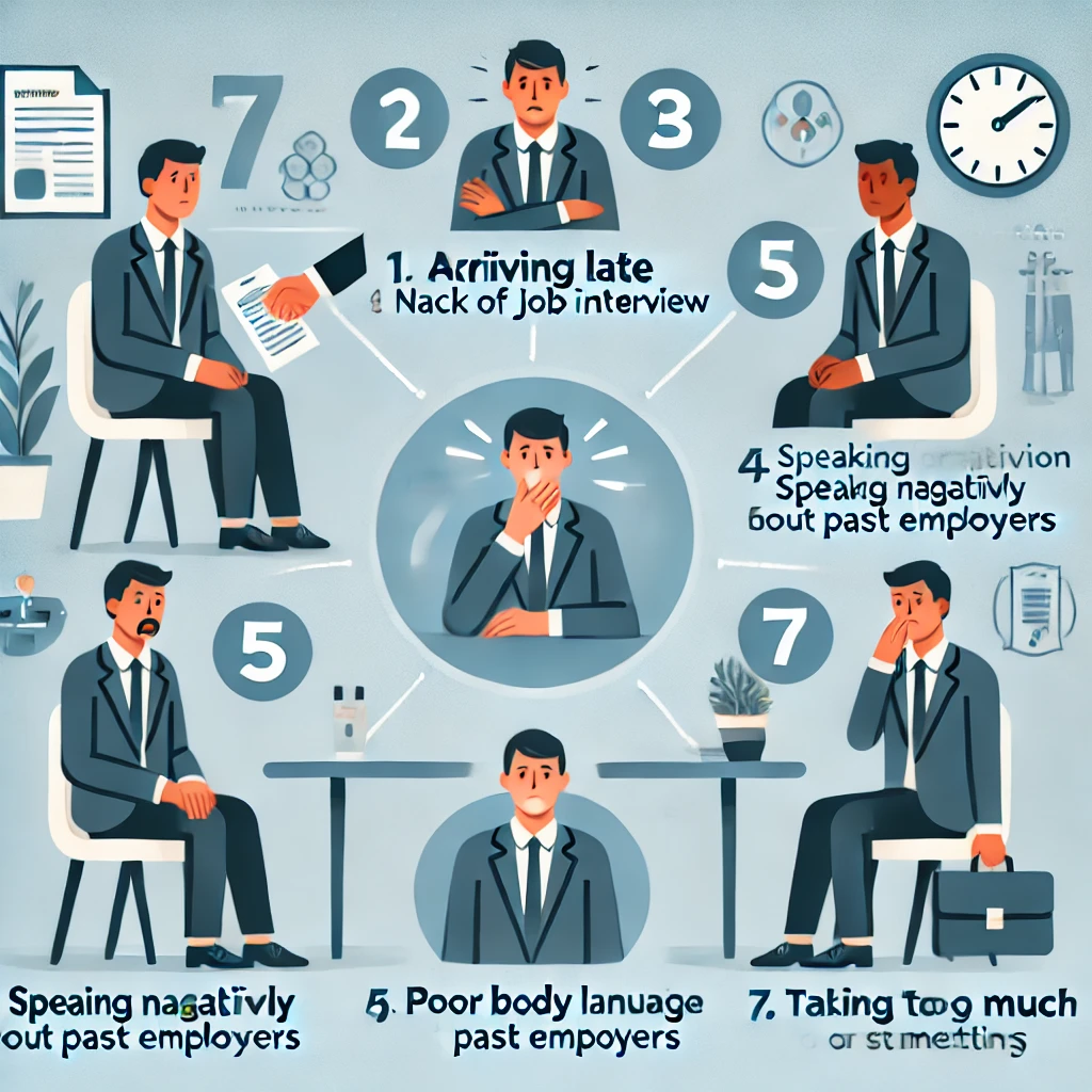 7 Common Mistakes to Avoid in a Job Interview