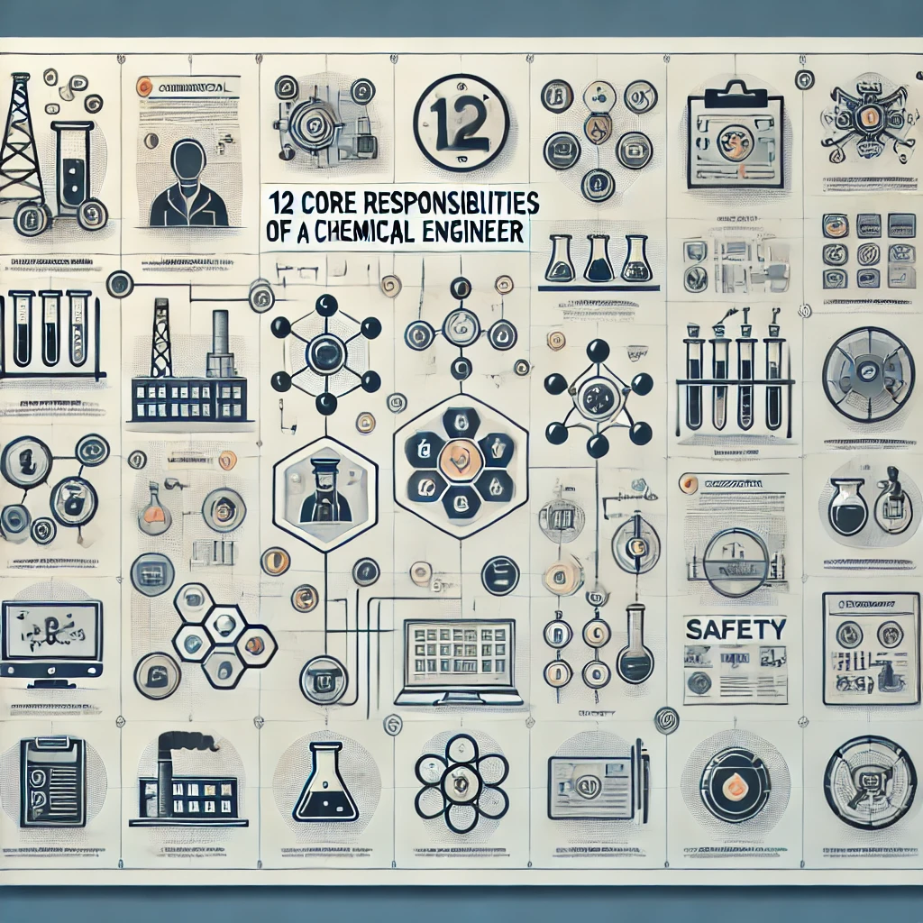 12 Core Responsibilities of a Chemical Engineer